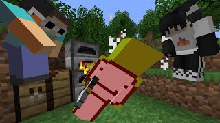 Minecraft Speedrunner VS 2 Assassins [upl. by Solorac856]