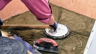 New Build Shower Install Part 1 Schluter Kerdi Membrane Drain Dry Pack  DIY OffGrid Home 57 [upl. by Ahsyas]