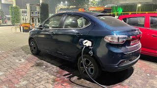 Tata Tigor EV range after 500km driving Reallife check reels shorts [upl. by Nnahsal]