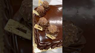 Chocolate cream cake decoration cakelover delicious dessert [upl. by Gulgee268]