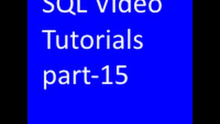 Truncating tables in SQL tutorial part15 [upl. by Edahs]