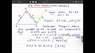 Class 9  Mid Point theorem  Practice Questions  Mathematics  Proving [upl. by Lamarre364]