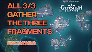 Gather the Three Fragments  Puzzles Guide  Enkanomiya Region  Genshin Impact 24 [upl. by Holly]