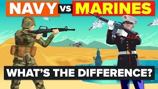 US Navy vs US Marines  Whats The Difference amp How Do They Compare  Army  Military Comparison [upl. by Gernhard]