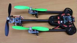 Turnigy Talon Tricopter V10 amp HK KK20 FirmwareV12 Vol36 Test flight [upl. by Garlaand925]