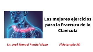 Los mejores ejercicios para la Fractura de la Clavicula  FisioterapiaRD [upl. by Atekram]