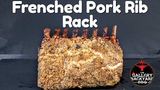 Frenched Pork Rib Rack Recipe  Smoked on the Lone Star Grillz OffSet Smoker [upl. by Julieta]