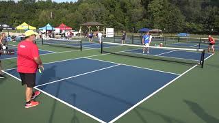 Pickleball Lisa Frumhoff amp Chris Carpenter vs BrownPazderka 10619 [upl. by Alamat]