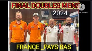 European championship petanque 2024FINALE DOUBLES MENS FRANCE vs PAYS BAS [upl. by Yovonnda]