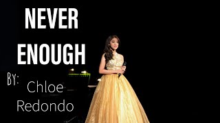 Never Enough  Chloe Redondo LIVE at the Music Museum [upl. by Atilrep]