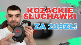 Najlepsze słuchawki gamingowe do 220zł ♥️ Redragon H858 Arrow 🎧 Unboxing  Recenzja headset pc [upl. by Anilad870]