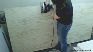 How to Cut Plywood Vertically with a Circular Saw [upl. by Nellad]