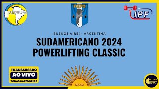 DIA 6 SUDAMERICANO DE POWERLIFTING CLASSICO 2024  229 [upl. by Matejka]