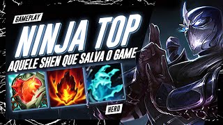 ESSE É O SHEN QUE VOCÊ QUER SER NO TOP  GAMEPLAY EXPLICATIVA [upl. by Hillegass]