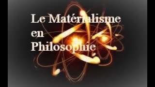 Le Matérialisme en Philosophie Démocrite Épicure Lucrèce Hobbes De lAntiquité à nos Jours [upl. by Ecirp]