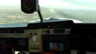 Mooney M20 landing at Southwest Houston Airport [upl. by Upton]