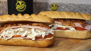 sándwich de pollo facil y delicioso [upl. by Anivla]