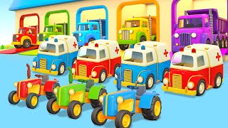 Car cartoons for kids amp Helper cars cartoon full episodes  Ambulance cartoon for kids [upl. by Novelia]