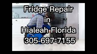 Fridge Repair Hialeah FL 3056977155 [upl. by Ehsrop]