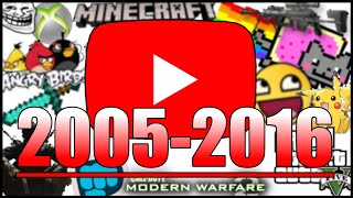 The Golden Age of YouTube 2005  2016 [upl. by Eznyl]