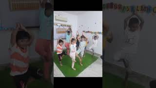 Yoga Activity Balvatika Preschool Surat [upl. by Reyam326]