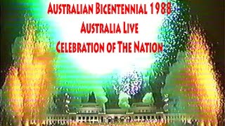 Australian Bicentennial 1988 Fireworks Old Parliament House Canberra [upl. by Iralam744]