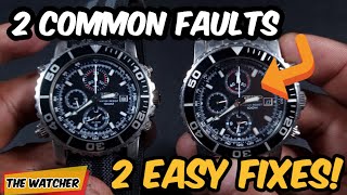 Chronograph FAILURE  Easy Fixes  The Watcher [upl. by Thunell]