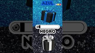 ¿Cuál Elegirías El Reto de los Regalos Azul vs Negro shorts [upl. by Austin]