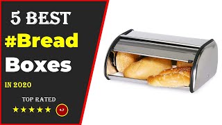 ✅Top 5 Best Bread Box Reviews 2020  Tested amp Reviewed [upl. by Yatzeck]