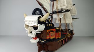 Skull Pirate Ship MOC Instructions 31109 x2  some extra parts [upl. by Siroval586]