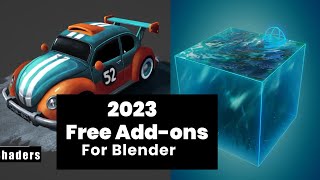 🔥Insanely New Free Addons for Blender in 2023 [upl. by Budd210]