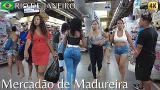 🇧🇷 Walking in MERCADÃO DE MADUREIRA  Madureira Zona Norte  Rio de Janeiro【 4K 】⁶⁰ [upl. by Roche]