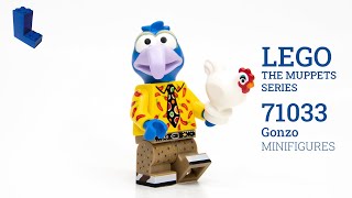 LEGO  THE MUPPETS SERIES  Gonzo  71033  2022 [upl. by Ynamrej]