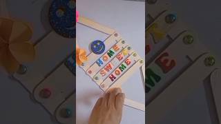 DIY Paper Craft  WallHanging  popsiclestick  Hoor art and craft [upl. by Gallager]