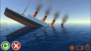 RMS Aquitania Sinking  Ship Handling Simulator  Ship Mooring 3D [upl. by Atirys343]