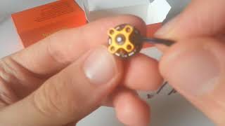 Racerstar Racing Edition 1103 BR1103B 8000KV 10000KV 13S Brushless Motor Gold from Banggood [upl. by Acimat]