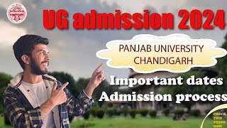 UG Admission 2024 pu  BA BCOM BSC amp All  Admission Dates amp process admissions [upl. by Eralcyram]