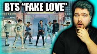 FIRST TIME LISTENING TO KPOP  BTS quotFAKE LOVEquot REACTION [upl. by Orlena414]