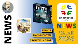 Brettspiel News der Brettspielbox  12 Juli 2024 [upl. by Seravat]