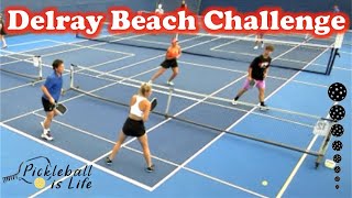 Delray Beach Challenge  Mixed Pro Doubles  Practice Game  Shelby amp Jack v Amanda amp Ronan [upl. by Eened994]