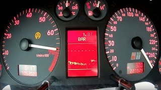 Audi S4 B5 27 V6 Biturbo Acceleration 0300 German Autobahn [upl. by Solly]