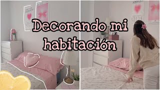 🧇 Decorando mi habitación con Shein 🌷cozy pinterest room makeover [upl. by Luwana]