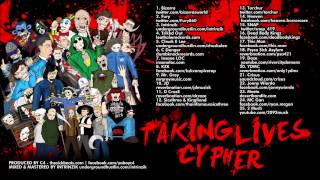 TAKING LIVES CYPHER ft SOMETHING AWFUL Bizarre of D12 amp Fury 25 rappers 1 song 4803264426 [upl. by Irrep]