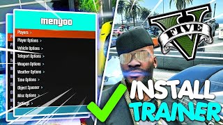 How to Install Menyoo trainer in GTA 5 gta5 valorant gaming tranding trainer subscribe [upl. by Ecaj]