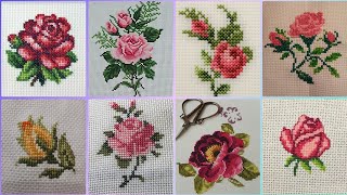 Gorgeous cross stitch patterns countable embroidery charsutikarhailatest dosuti design ideas2024 [upl. by Nerta]