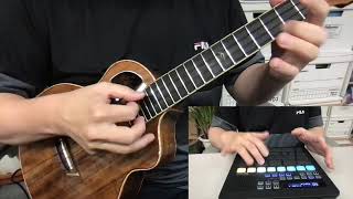 The StringALongs quotWheelsquot ukulele with fingerdrumming [upl. by Nickerson500]