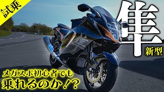 【隼】新型ハヤブサはメガスポ初心者が乗っても安心なバイクなのか！？〜足つき・高速は！？〜｜試乗インプレ【モトブログ】 [upl. by Dilisio766]