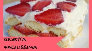 Tiramisù cocco e fragola Ricetta Super Golosa [upl. by Eachelle]