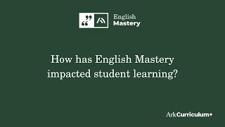 How English Mastery has impacted student learning at The Chantry School in Worcestershire [upl. by Lesh]