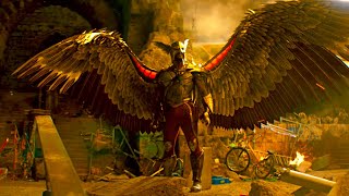 All Hawkman Scenes 4K ULTRA HD  Black Adam Scenepack [upl. by Reena77]